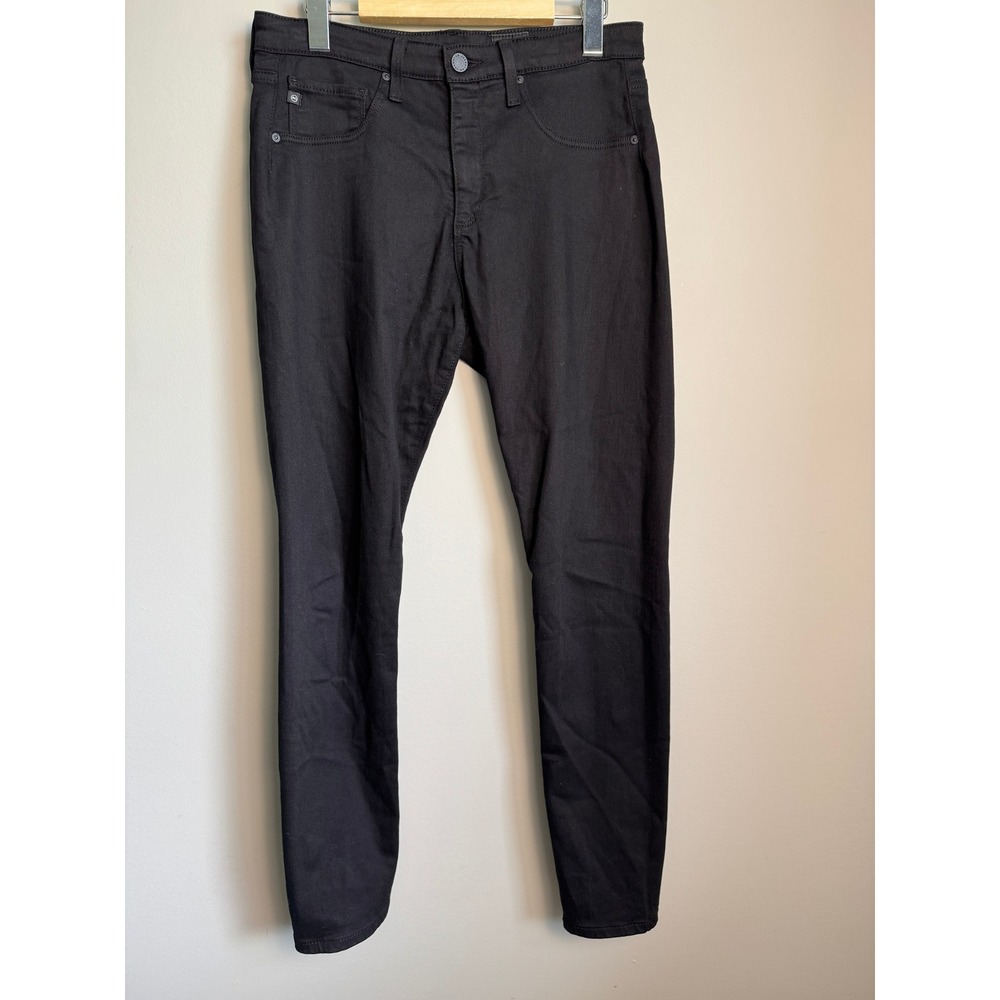AG Adriano Goldschmied Farrah Ankle Black High Rise Skinny Jeans 29R Minimalist